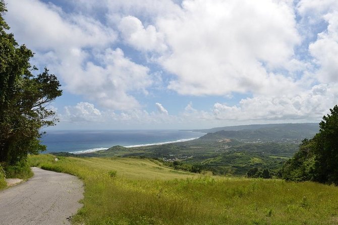 Barbados Sightseeing Plantation distillery tour, Lunch & Drink - Speightstown and old Barbados buildings