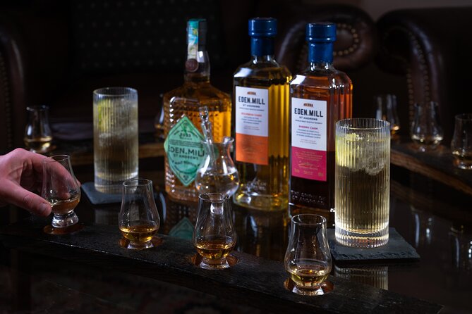 Barrel-top whisky tasting in St Andrews - Trying a blended malt for comparison