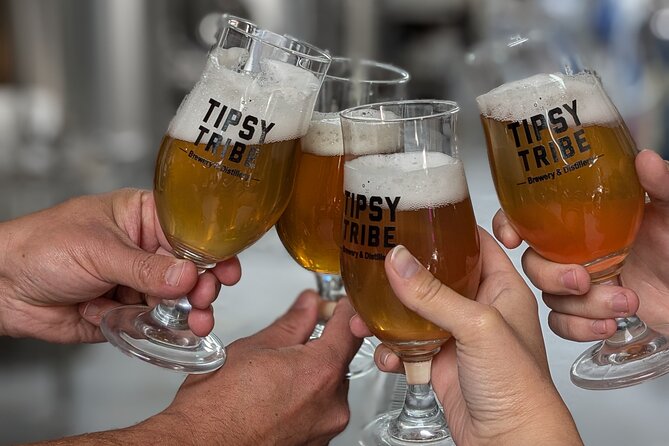 Beer tasting in a Brussels Micro Brewery and Distillery - Inside the Tipsy Tribe brewery and distillery