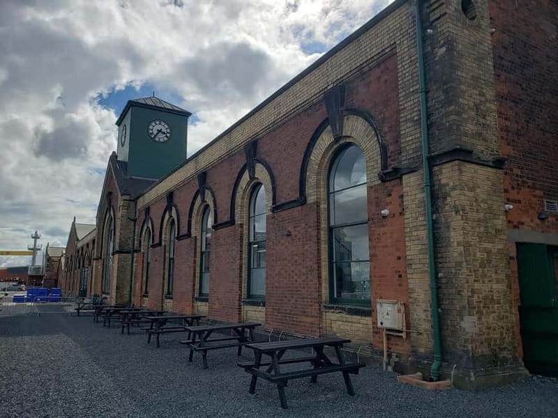 Belfast: Titanic Distillers Signature Tour & Whiskey Tasting - Entering the Titanic Pumphouse at Thompson Dock