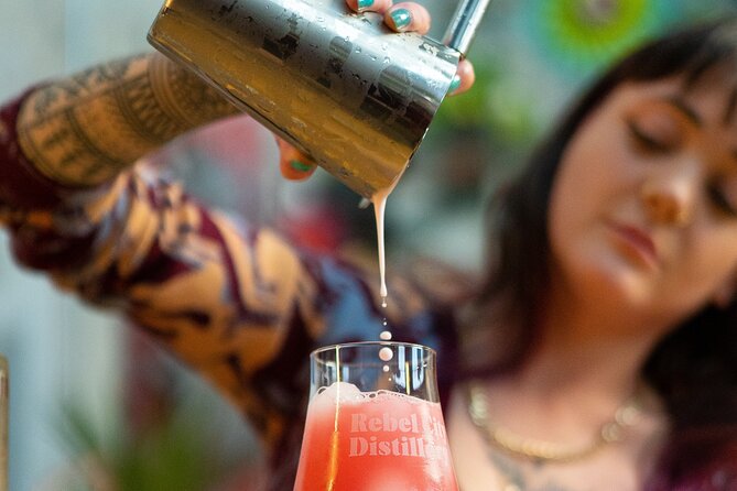 Cocktail Masterclass & Distillery Tour Combo - Making two bespoke cocktails at the custom oak bar