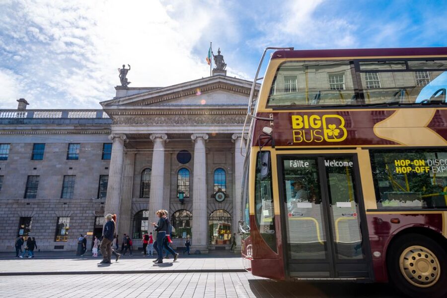 Dublin: Jameson Whiskey Distillery & Hop-on Hop-off Bus Tour - Using the red bus loop around Dublin