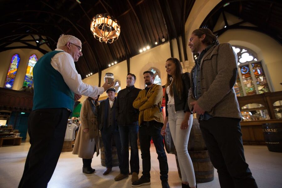 Dublin: Pearse Lyons Whiskey Distillery Experience - The whiskey tasting: from introductory pours to older bottles