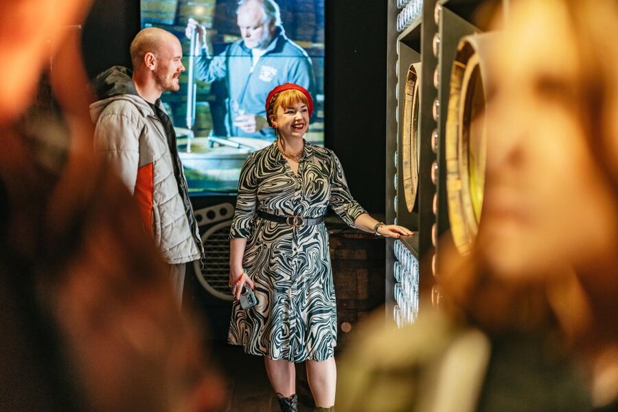 Dublin: Teeling Whiskey Distillery Tour & Tasting - The exhibition space and Dublin whiskey history