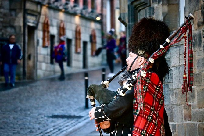 Edinburgh Food Tour with Scotch, Haggis, a Secret Dish & More - Arthur’s Seat and Holyrood Park from a distance