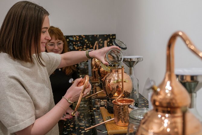Edinburgh Gin Distillery Making Experience - Making gin instead of just watching