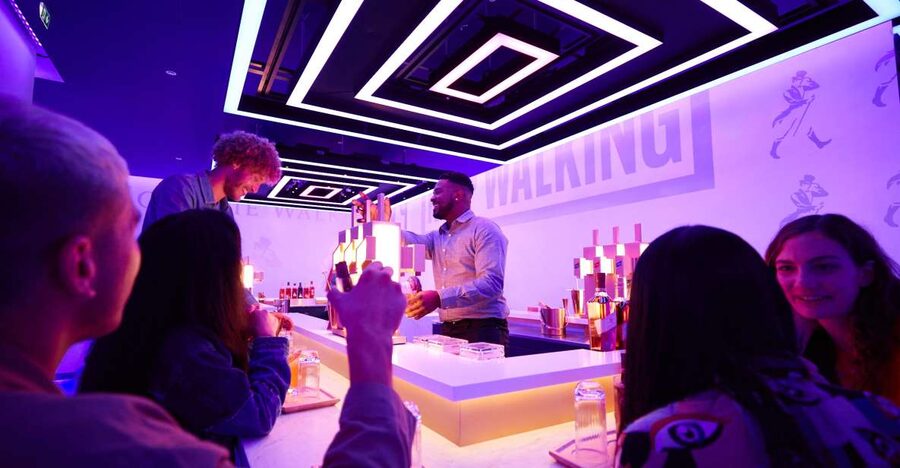 Edinburgh: The Johnnie Walker Whisky Experience - The rooftop bar and shop after the tour