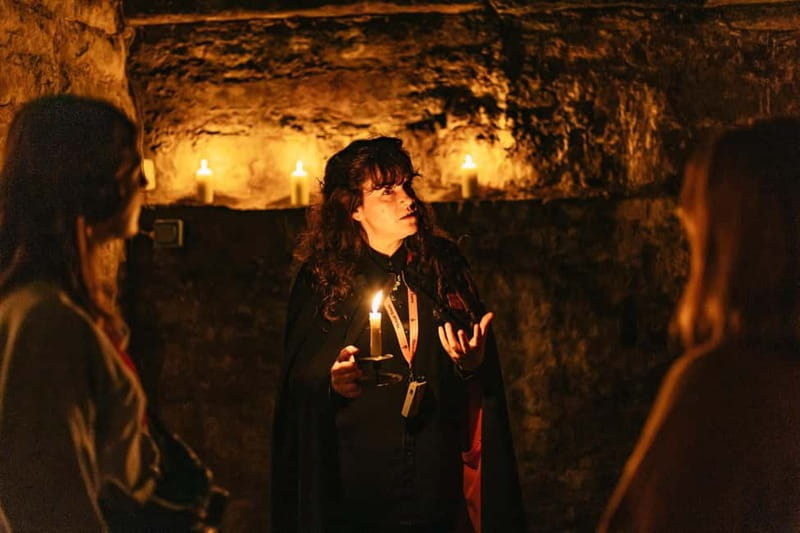 Edinburgh: Underground Vaults Evening Ghost Tour with Whisky - Candlelight, whisky, and more stories in Megget’s Cellar