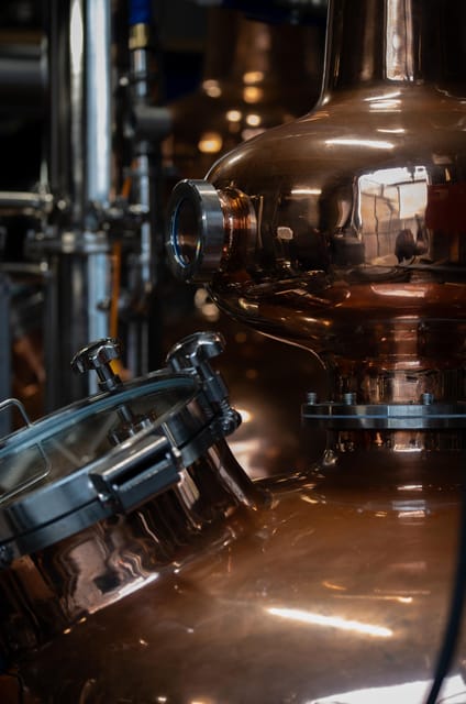 Grasmere Distillery tour - Inside the old hay barns