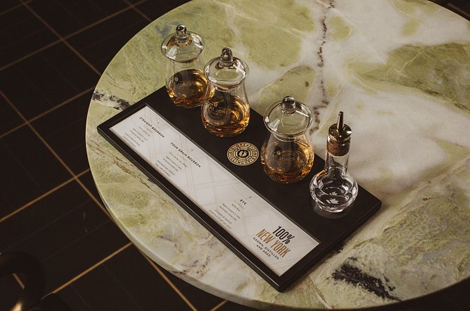 Great Jones Distilling Co. NYC Craft Whiskey Tour and Tasting - The bourbon and rye tasting