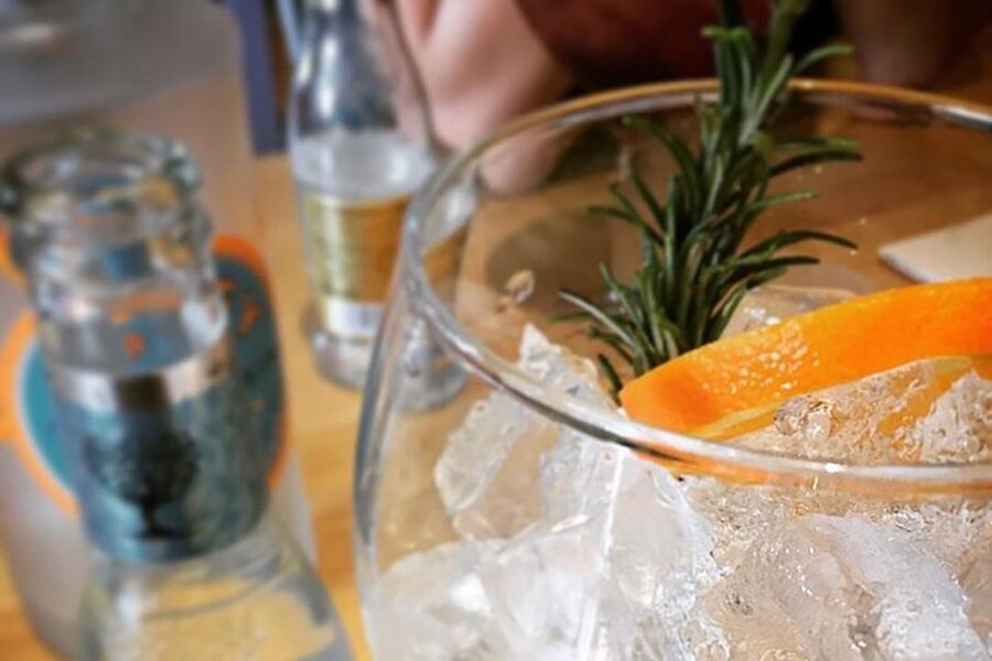 Haggis paired with whisky & gins in 56 North distillery! - The Haggis, Neeps, and Tatties Course