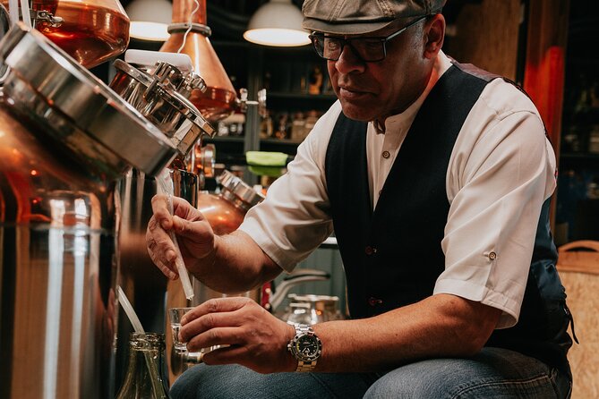 Hooting Owl Distillery York - Distillery Tour & Gin Tasting - Sampling 25 spirits made on-site