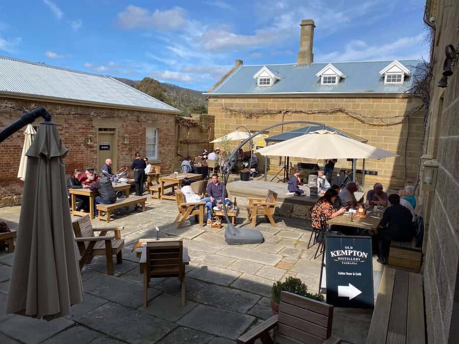 Kempton: Craft Distillery Tour with Whisky Tasting & Lunch - The bond store and the whisky waiting in cask