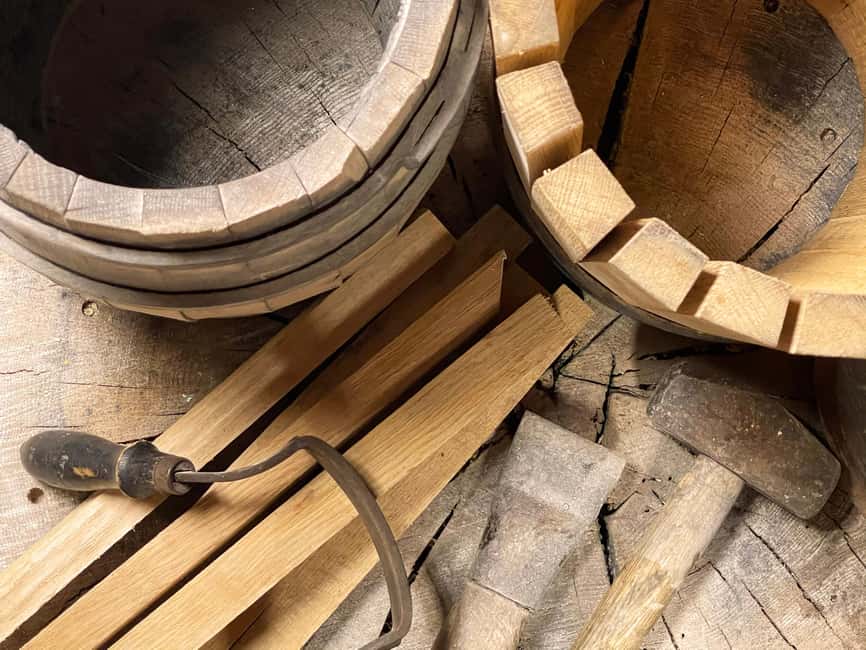 McLaughlin Distillery: Tour, Taste, and Discover Our Craft! - The hand-built barrels are the memorable detail