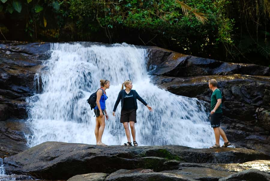 Paraty: Jungle Waterfalls and Cachaça Distillery Jeep Tour - Tobogã Waterfall, where the rock becomes a slide