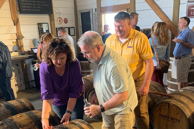 Private Kentucky Bourbon Trail - The Outlaws and Inlaws Tour - The finale: barrels, an owner, and your own bottle