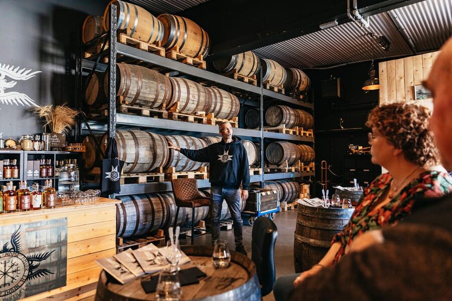 Reykjavik: Eimverk Distillery Guided Tour with Tasting - The welcome drink and the first taste