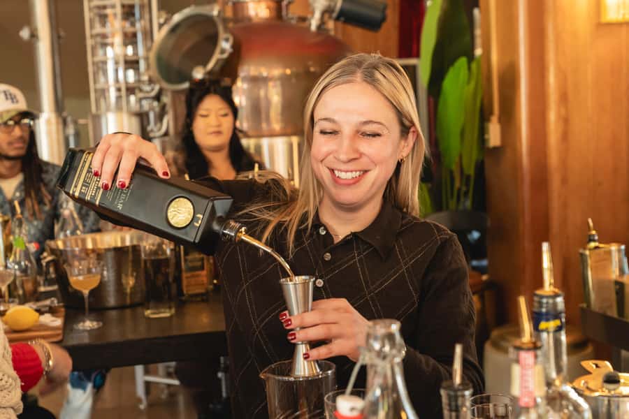 San Francisco: Local Distillery Cocktail Class - Making three cocktails instead of watching a demonstration