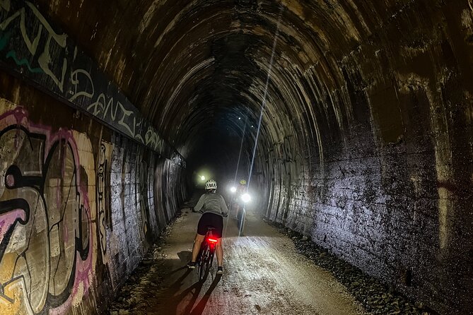 Self Guide E Bike Tour - Husk Distillery, Rainforest & Rail Trail - The Burringbar Tunnel is the ride’s big moment