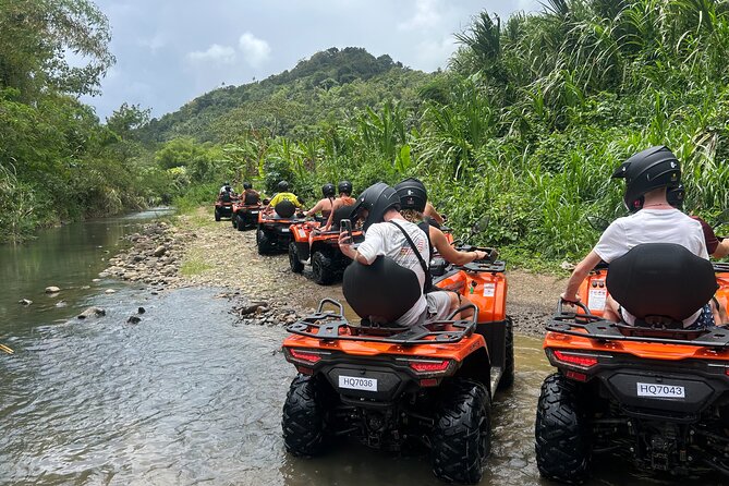 St Lucia ATV Tour : Waterfall, Plantation, Beach and Distillery - Getting started at Addventure ATV