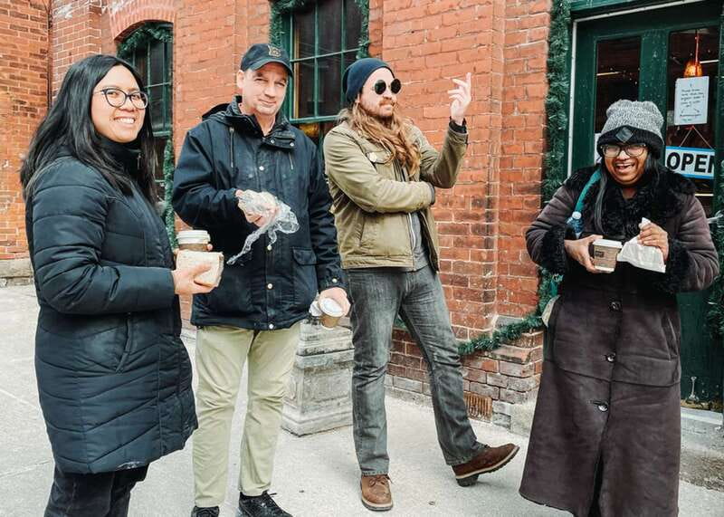 Toronto: Distillery District Breakfast Walking Tour - Starting with coffee at 11 Gristmill Lane