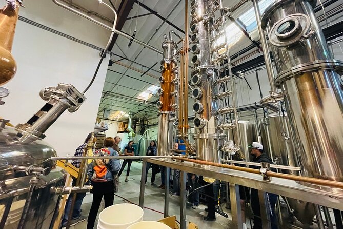 Tumbleroot Brewery and Distillery Tour and Tasting - Inside Tumbleroot’s Small Santa Fe Production Space