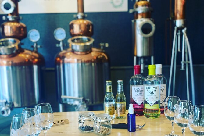 Visit a Working South Loch Gin Distillery - The final cocktail with bubbly