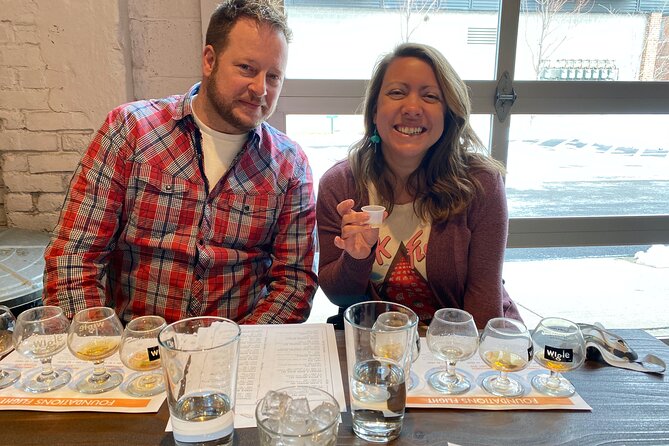 Wigle Whiskey Rebellion Distillery Tour - What You May Taste in the Seated Flight