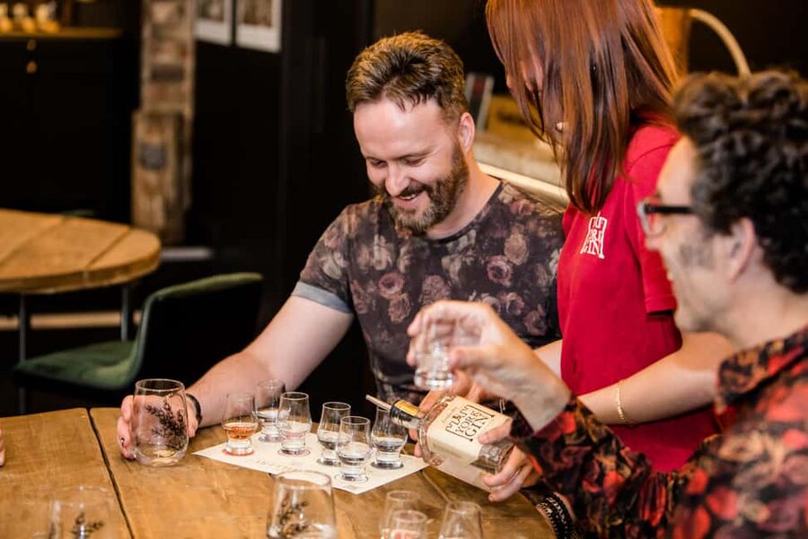 York: Gin Tasting Experience at York Distillery - Nibbles, atmosphere, and group size